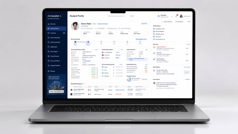 Counsellor Dashboard gallery screenshot 1