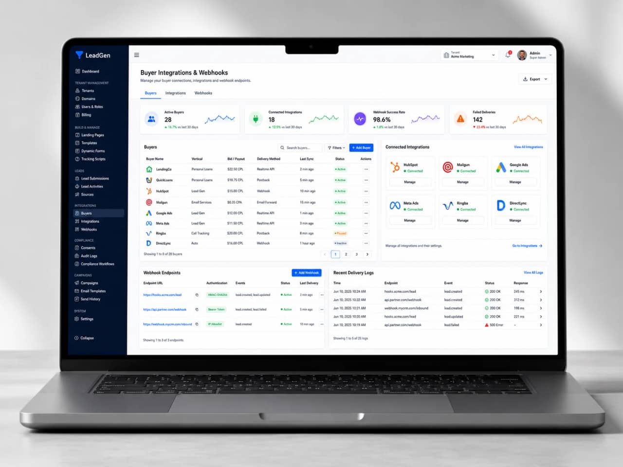 Multi-Tenant Lead Generation solution walkthrough