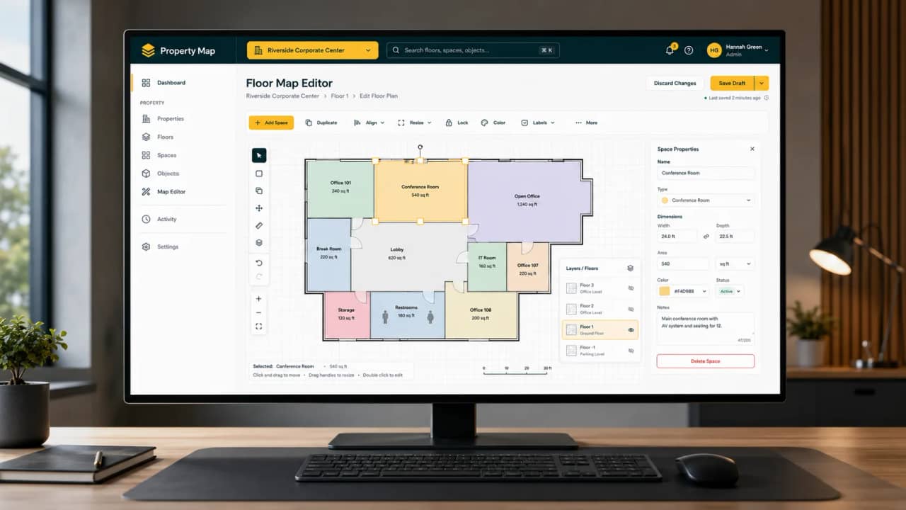 Property Map interface screenshot
